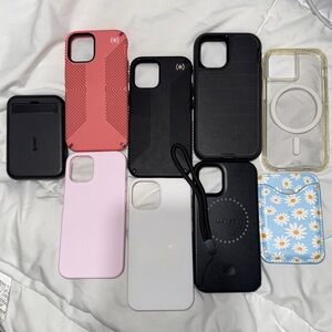 Iphone 12 Mini case and portable charger bundle